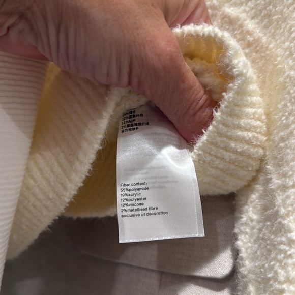 Elegant Cream Cardigan Sweater - Picture 6 of 6